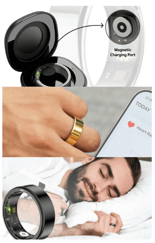 Herz P1 smart ring sleep monitoring
